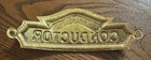 C   O Railway Conductor Hat Badge