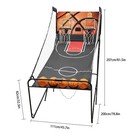 Indoor Basketball Arcade Game Double Electronic Hoops Shot 2 Player W  5 Balls