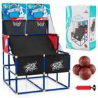 Kids Basketball Arcade Game - Dual Shot For 2 Players  4 Balls   Pump  Indoor ou