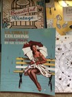 Lot Of 9 Adult Coloring Books Brand New Pin-ups Mythmorphia Time Chamber Lost Of