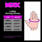 Mrx Ladies Driving Gloves Basic Button Outdoor Goat Leather Workout Full Finger