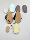 Antique   Vintage Single Doll Shoes   Socks - Lot Of 17 In Various Sizes