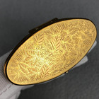 Vintage Stratton England Lipview Lipstick Holder And Mirror Compact 1960s Leaf