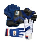 Cricket College Wicket Keeping Gloves   Inner Gloves Men Combo Blue Pack Of 1