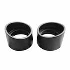 Two Pieces Rubber Eye Cups Eye Guards Caps For 32-35 Mm Microscope Eyepiece Part