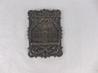 Antique Coin Sterling   Silver Us Capitol Calling Card Case Leonard   Wilson 