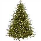 6ft Pre-lit Artificial Christmas Tree With 550 Multicolored Led Lights  Used