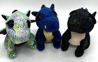 Ty Beanie Boos Dragons 6    Plush Stuffed Animal Cinder Saffire Anora Lot Of 3
