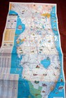Lot Of 5  Gasoline Station Road Fold-out Maps  S e  U s   Florida And Georgia