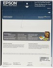 Epson Iron-on Cool Peel Transfer  8 5x11 Inches  10 Sheets   s041153  white