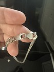 925 Italy Sterling Silver Cuban Link Chain Necklace Lobster Clasp Signed 100 