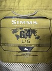 Simms Taimen Tricomp Fishing Shirt Mens Large Green Outdoors Gorpcore Pockets
