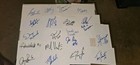 Lot Of 62 Different Autographed Signed 3x5 Index Cards-1980s