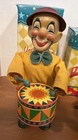 Wind Up Tin Toy Circus Clown Monkey   Bear Russ Yesterdays Favorites Lot