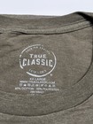 True Classic Men   s Crew Neck T-shirt Xxl Olive Green Short Sleeve New