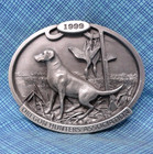 Oregon Hunters Association Belt Buckle 1999 Le Bird Dog Vtg Bergamot      qrt337