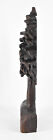 Vtg Tall Cryptomeria Carved Wood 2 Pine Trees On Base Sculpture Rustic D  cor 23 