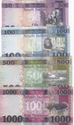 South Sudan Set 4 Unc 50 100 500 1000 Pounds 2019-2024 P 14 15 20 21 New