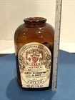 Antique Levi Garrett   Sons Tobacco Scotch   Rappee Snuff Empty Bottle  No Cork