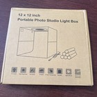 Light Box   Photo Box Photography Portable 12 x12  Studio Kit 120 Leds New