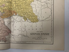 1897 Antique German Empire Atlas Map Vintage Original - Ridpath s History