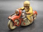 Vintage Schuco U s  Zone Schuco Tin Litho Key Wind Up Motorcycle 1006 No Key 