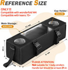 Parent Console Stroller Organizer 4 Seater Stroller Wagon Compatible Keenz Cup