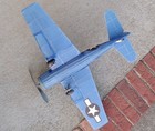 Guillow s Giant Scale Grumman F6f-3 Hellcat Flying Model Built-up