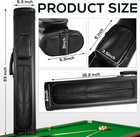 2 X 4 Hard Oval Pool Cue Billiard Stick Carrying Case Pool Cue Case Billiard    