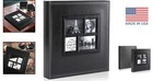 Extra Large Capacity Photo Album - Holds 500 4x6 Photos - Elegant Leather Cover