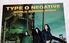 Type O Negative world Coming Down 1999 Album Promo Poster print Ad Advert Pinup