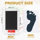 Large Inkless Hand And Footprint Kit  Mess Free Footprint Kit  Black