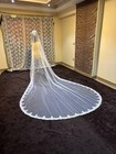 Bridal Lace Veil 1 Layer Mantilla Wedding Veil Lace