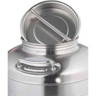 Open Box sansone Stainless Steel Europa Fusti Canister 15 Liters