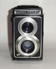 Vintage Kodak Reflex Twin Lens Reflex 2 1 4 X 2 1 4 Camera W  Leather Field Case
