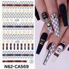 Nail 3d Sticker Multicolor Color  Nail Art Sticker  Dipping  Gel X  Gel Manicure