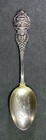 Early Sterling Silver Souvenir Coffee Spoon Savanah Georgia Hand Tooled Bowl