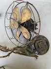 Vtg Robbin   Myers 5 Brass Blade Fan 2610 Metal Cage Repair Restore Or Parts