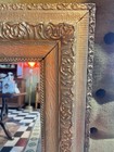 Antique Vanity Mirror Gold Gilt Victorian Ornate Wood Frame Mirror 25    X 29    