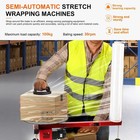 Electric Stretch Film Wrapping Machine Wrap-around Film Baler 110v Pallet Wrap