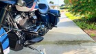 Saddlebag Guard Rail Bag Guards Front Highway Engine Fits For Harley Road Glide