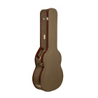 Crossrock Master Series - Wooden 4 4 Classical Guitar Case-olive Green Tweed