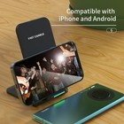 Wireless Fast Charger Charging Pad Stand Dock For Samsung Galaxy Iphone Phone