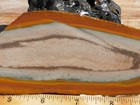 Tcr Polychrome misty Mountian Jasper agate lapidary Rough Slab 114 Grams