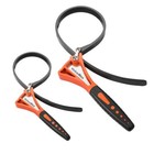 Valuemax 2pc 4    6  Rubber Strap Wrench Set Adjustable Straps  Nylon Tpr Handle