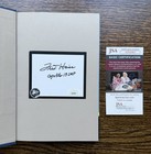 Apollo 13 Astronaut Fred Haise Signed Book Never Panic Early Moonwalker Nasa 