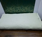 Vtg Wellesley Manor Queen Matelasse Bedspread Light Green  96    104     Cotton