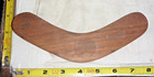 Small Australian 8  Wood Boomerang - Hand Painted Aboriginal Art -vintage