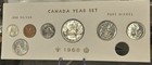 1968 Transitional Year Vintage Canada Coin Set - 50  Silver 1 Quarter And 1 Dime