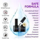 2pcs Ec Gel Nail Glue Uv Light 6 In 1 Adhesive Polish Strong Glue For Press On